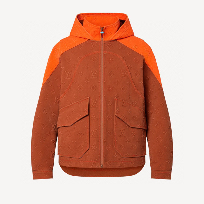 Louis Vuitton Denim Hooded Jacket Coat #nigo7231