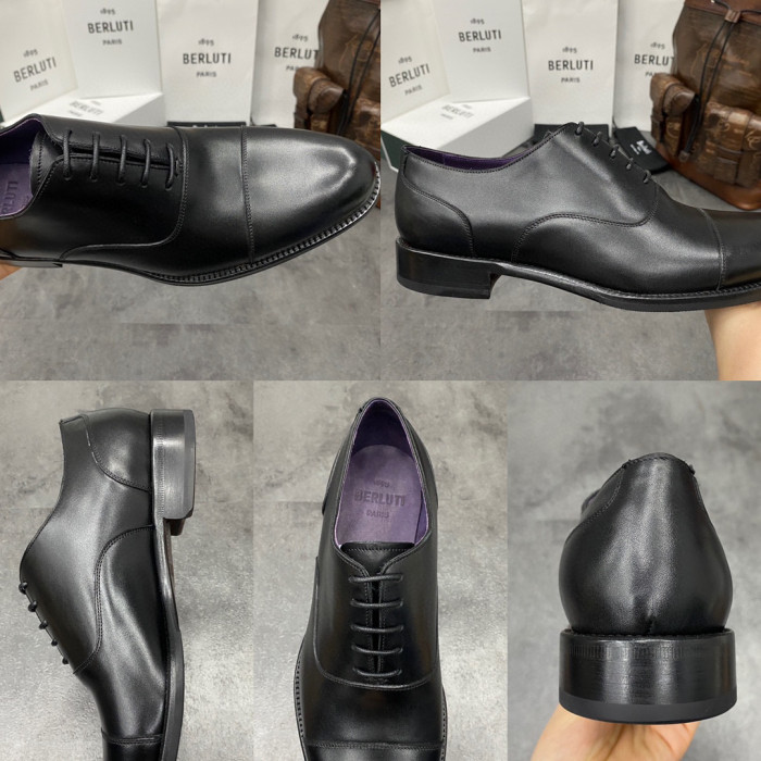 Berluti Hand Polished Leather Oxford Shoes #nigo2451