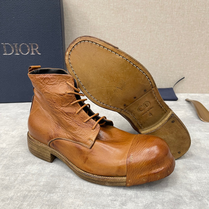 Dior Men's Leather Shoes Martin Boots Shoes #nigo1445