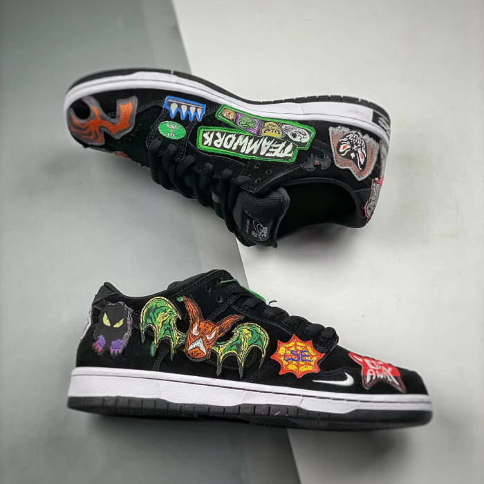 Nike Cool Leather Sneakers With Embroidered Pendants Shoes #nigo52453