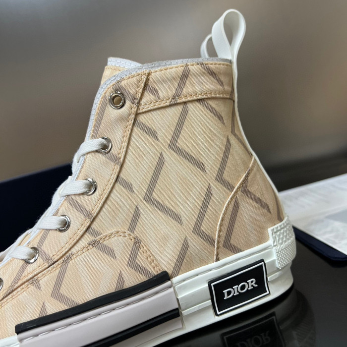 Dior Plaid High Top Canvas Shoes Sneakers  #nigo8429