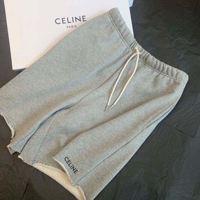 Celine Black Logo Shorts Pants #nigo4219