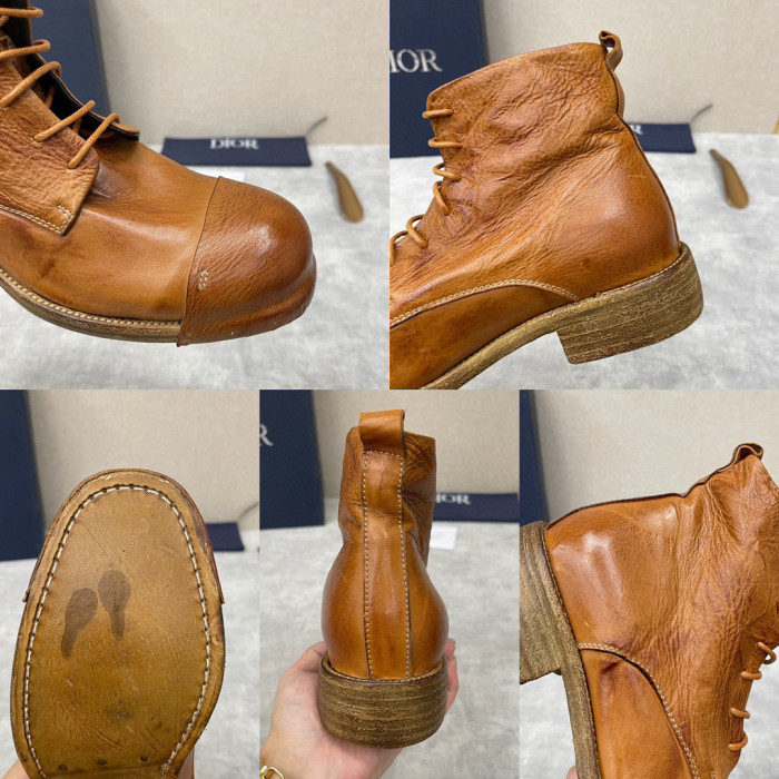 Dior Men's Leather Shoes Martin Boots Shoes #nigo1445