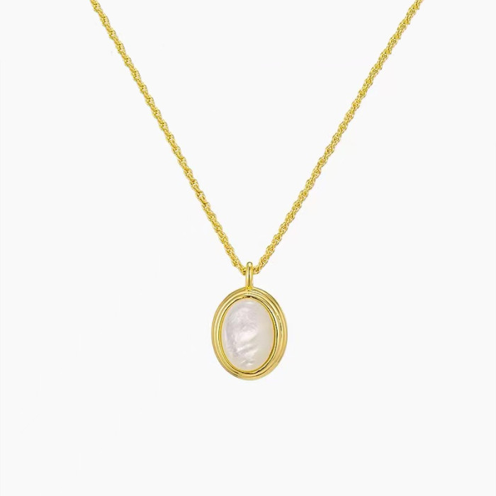 Bottega Veneta Brass Carved Pattern Necklace Accessories Jewelry #nigo82385