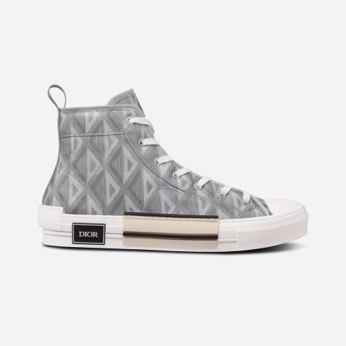 Dior Plaid High Top Canvas Shoes Sneakers  #nigo8429