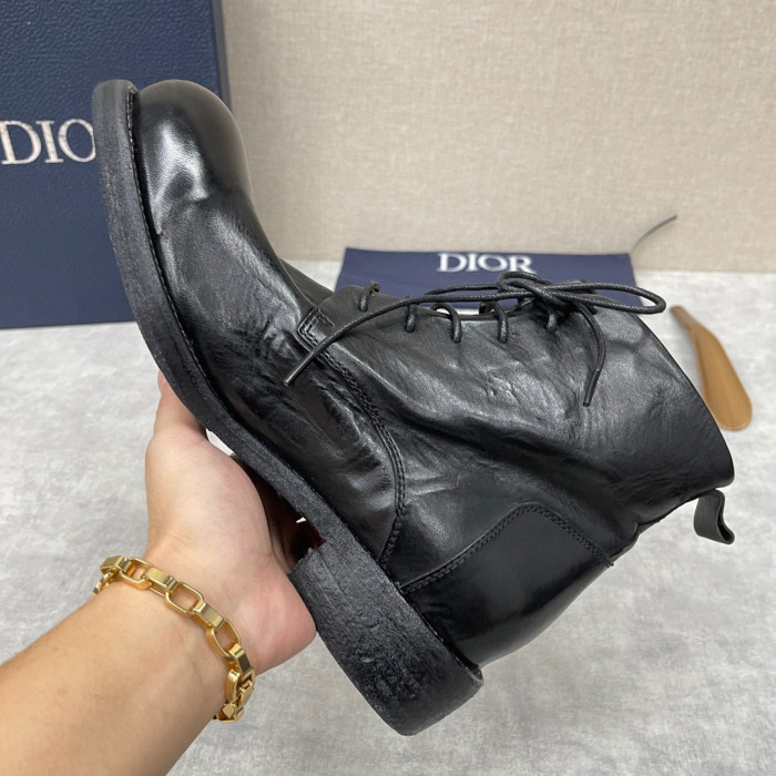 Dior Men's Leather Shoes Martin Boots Shoes #nigo1445