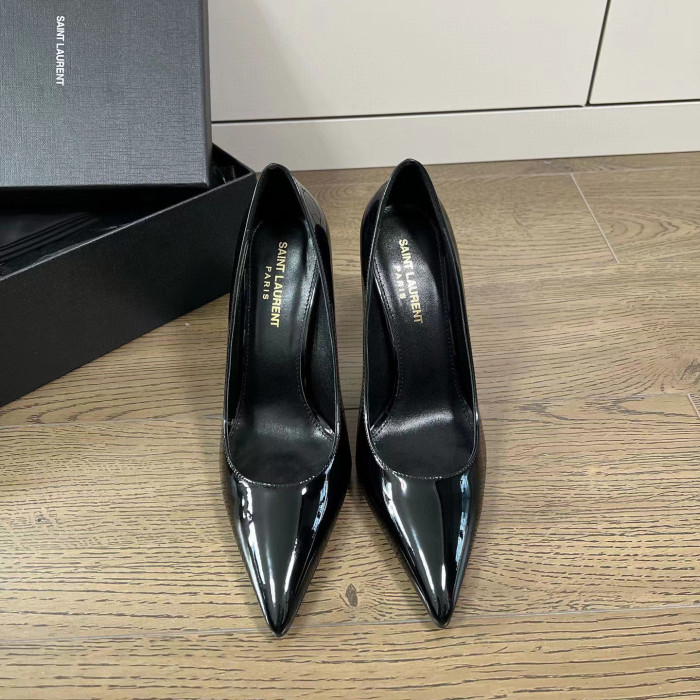 Saint Laurent Summer Women's Leather High-heeled Shoes #nigo56279