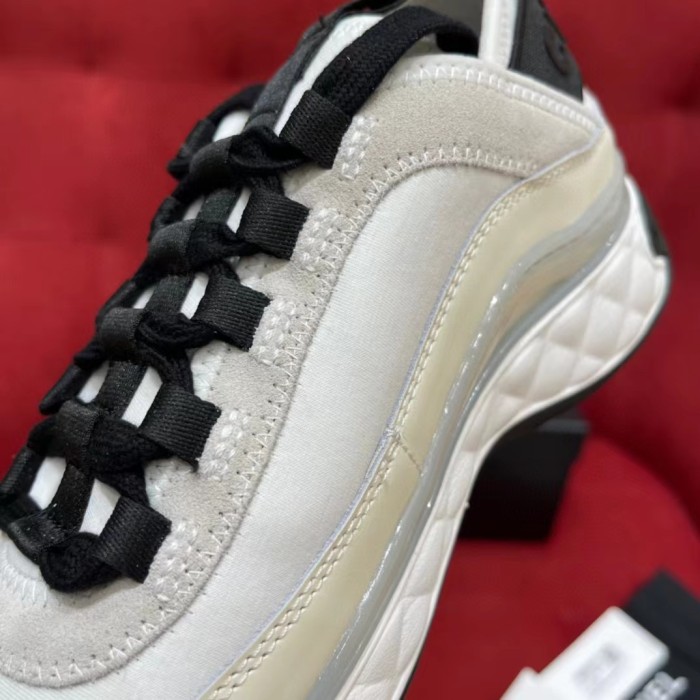 CHANEL Textured Air Cushion Sole Sports Shoes Sneakers #nigo51877