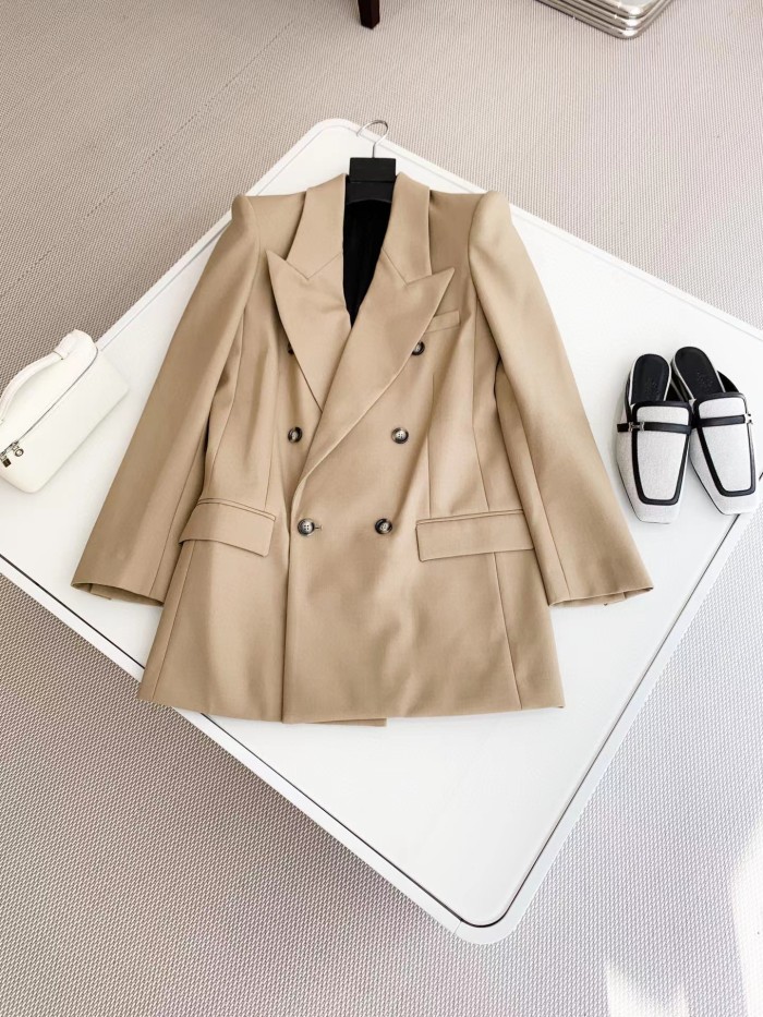 Saint Laurent Shoulder Padded Silhouette Blazer Jacket Ngvp #nigo6246