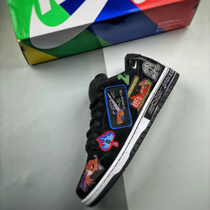 Nike Cool Leather Sneakers With Embroidered Pendants Shoes #nigo52453