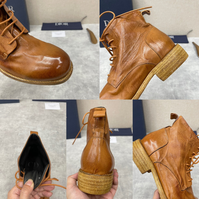 Dior Men's Leather Shoes Martin Boots Shoes #nigo1445