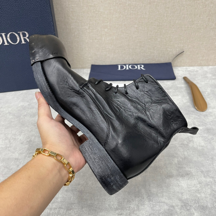 Dior Men's Leather Shoes Martin Boots Shoes #nigo1445