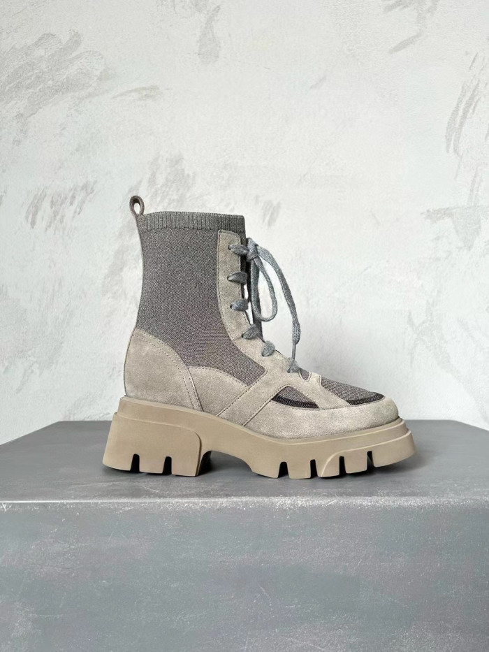 Brunello Cucinelli Women's Short Boots Shoes Ngvp #nigo6259