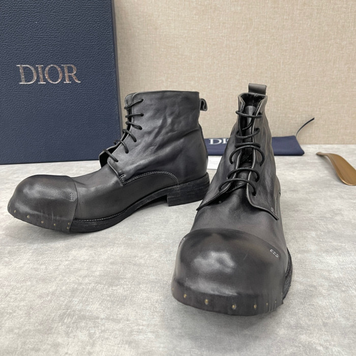 Dior Men's Leather Shoes Martin Boots Shoes #nigo1445