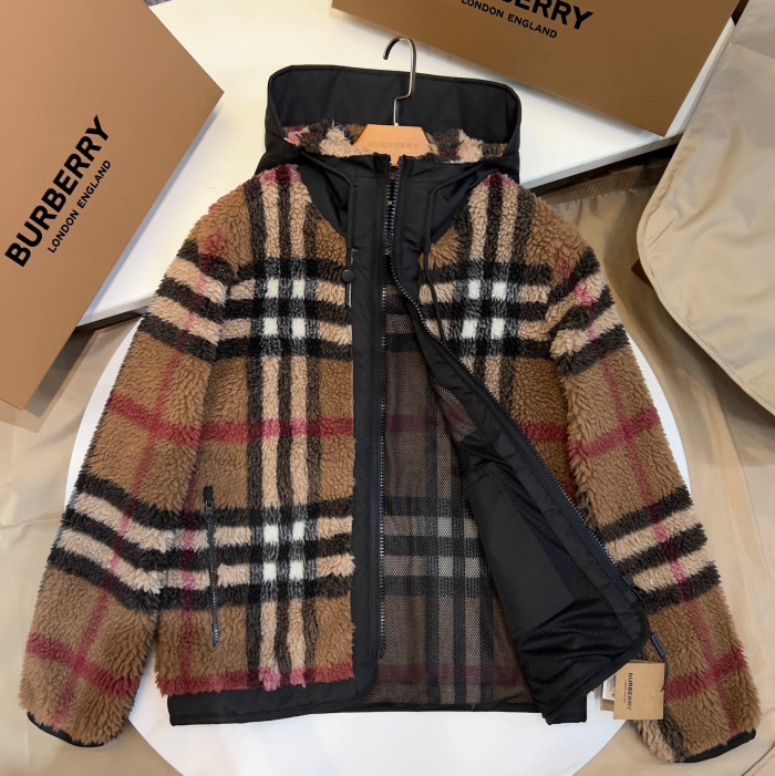 Burberry Hooded zip Cashmere Sweater Jacket #nigo8452