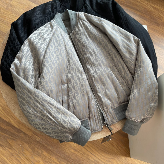 DIOR Reversible Oblique Bomber Jacket Coat #nigo8773