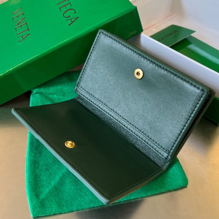 Bottega Veneta Leather Woven Card Bag Ngvp #nigo6229
