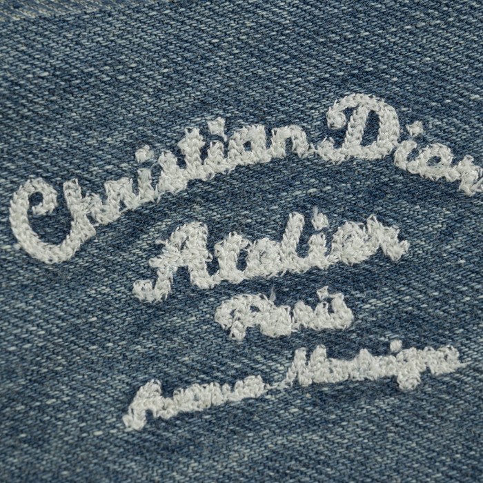 Dior NIGO Long Sleeved Denim Zippered Jacket #nigo94336