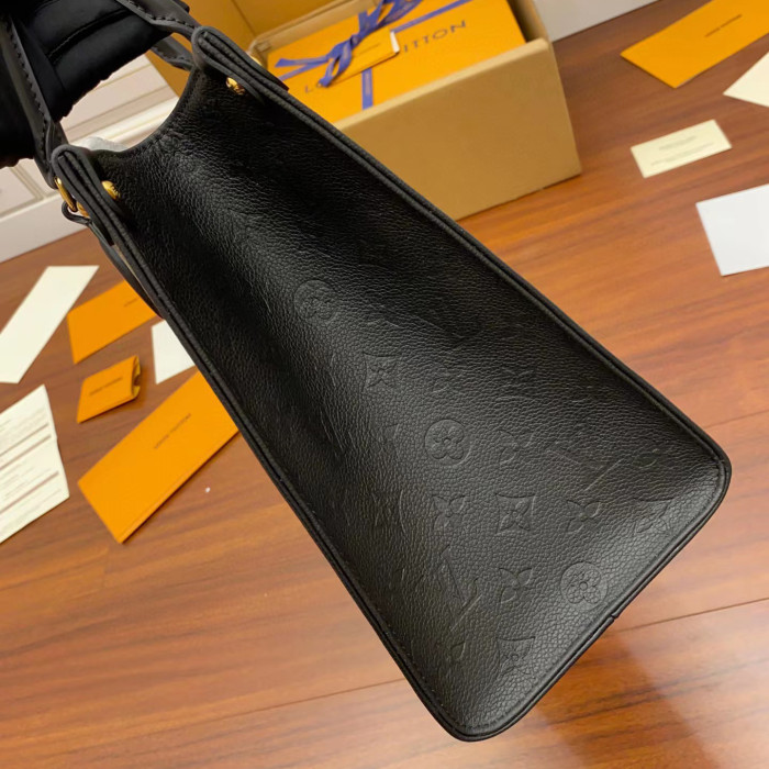 Louis Vuitton Black Printed Leather Tote Bag Bags #nigo4971