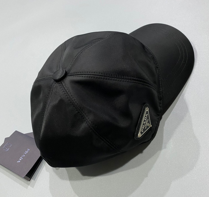 Prada Men's Women's Logo Metal Logo Sun Hat Peaked Cap #nigo51237