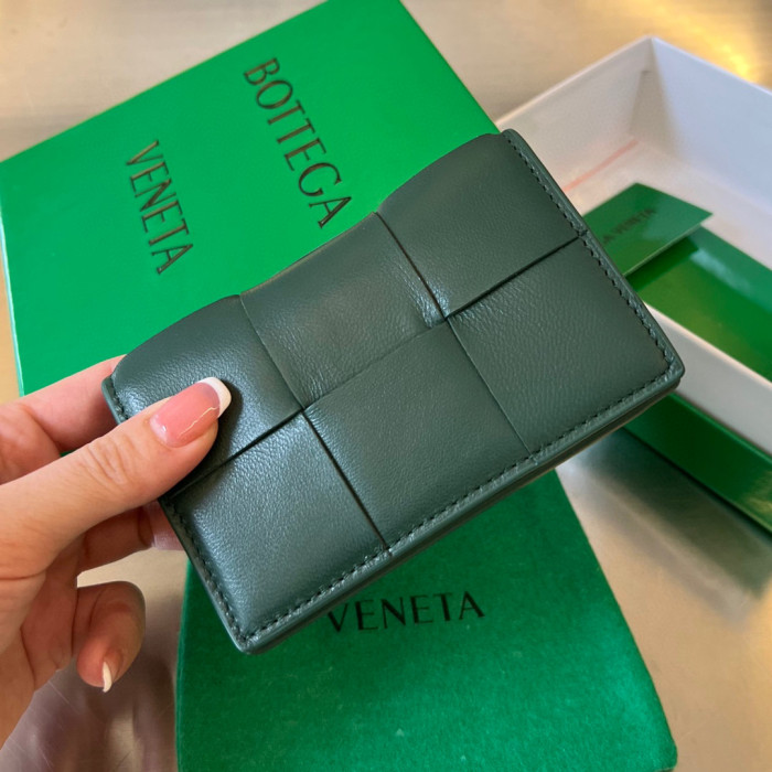Bottega Veneta Leather Woven Card Bag Ngvp #nigo6229