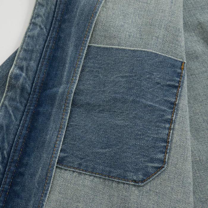 Dior NIGO Long Sleeved Denim Zippered Jacket #nigo94336
