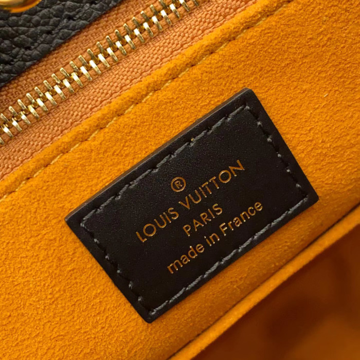 Louis Vuitton Black Printed Leather Tote Bag Bags #nigo4971