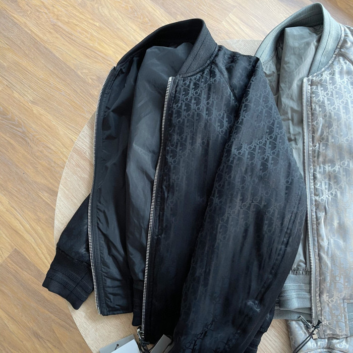 DIOR Reversible Oblique Bomber Jacket Coat #nigo8773
