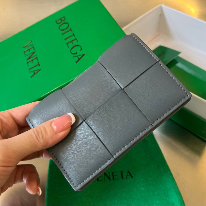 Bottega Veneta Leather Woven Card Bag Ngvp #nigo6229