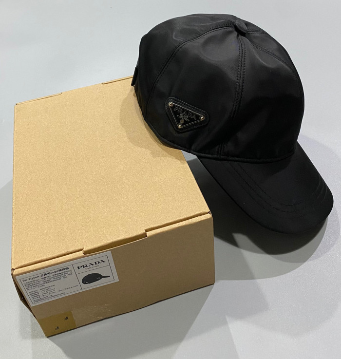 Prada Men's Women's Logo Metal Logo Sun Hat Peaked Cap #nigo51237