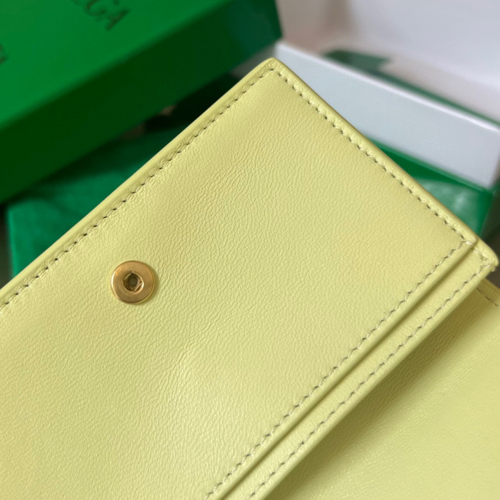 Bottega Veneta Leather Woven Card Bag Ngvp #nigo6229