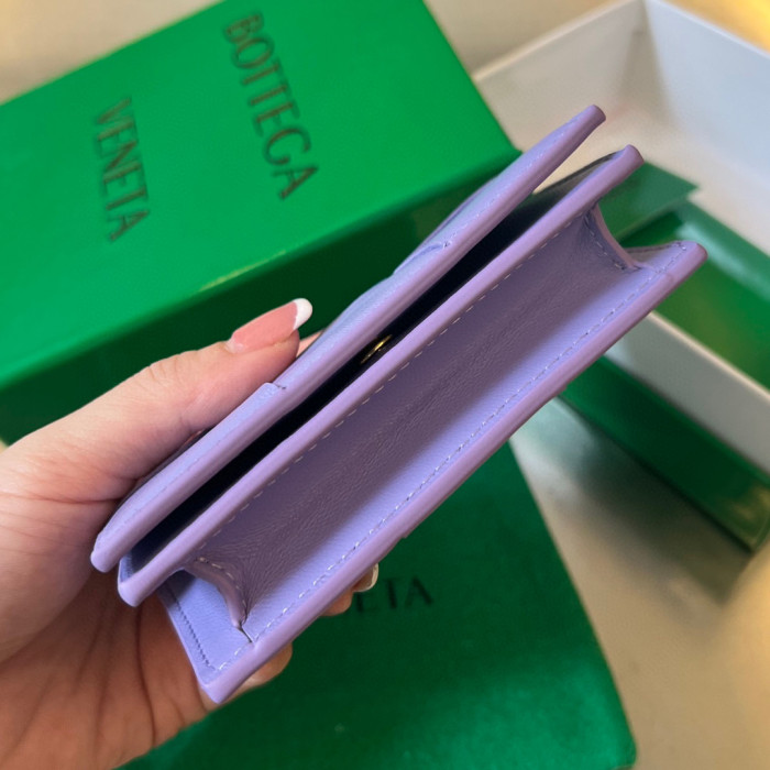 Bottega Veneta Leather Woven Card Bag Ngvp #nigo6229