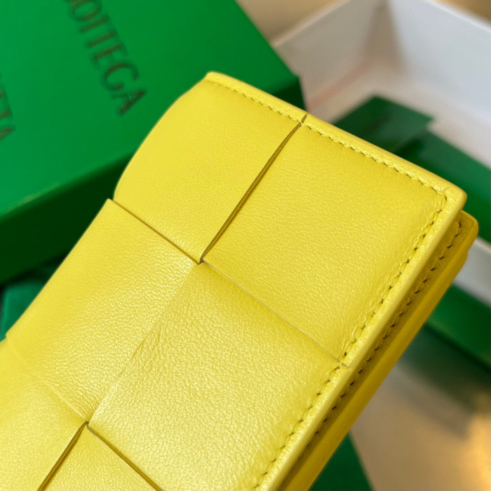 Bottega Veneta Leather Woven Card Bag Ngvp #nigo6229