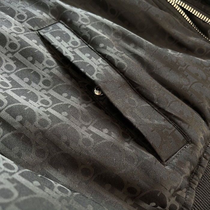DIOR Reversible Oblique Bomber Jacket Coat #nigo8773