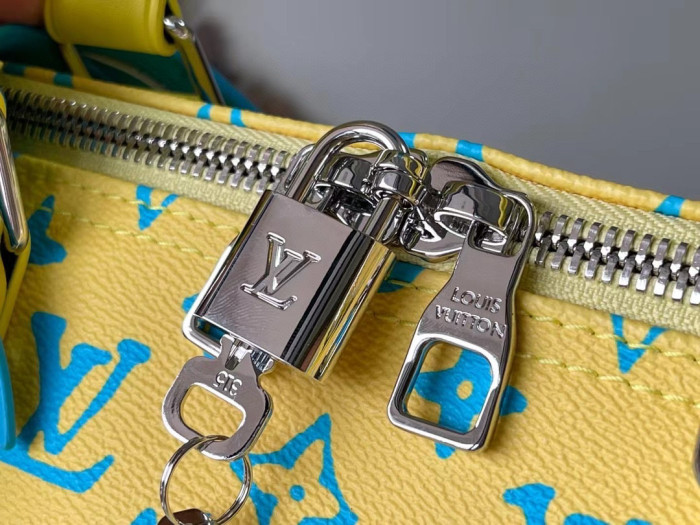 Louis Vuitton NIGO Leather Handbag Travel Bag #nigo94459