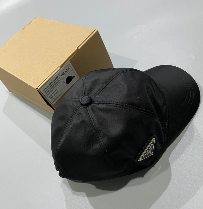 Prada Men's Women's Logo Metal Logo Sun Hat Peaked Cap #nigo51237