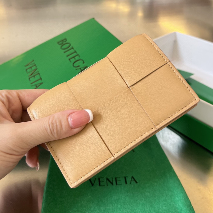 Bottega Veneta Leather Woven Card Bag Ngvp #nigo6229