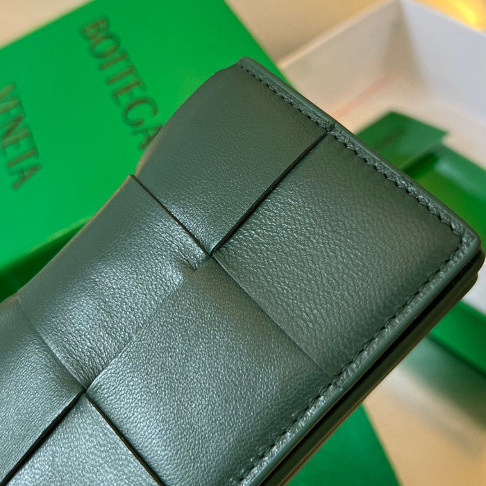 Bottega Veneta Leather Woven Card Bag Ngvp #nigo6229
