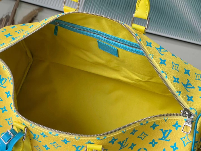 Louis Vuitton NIGO Leather Handbag Travel Bag #nigo94459