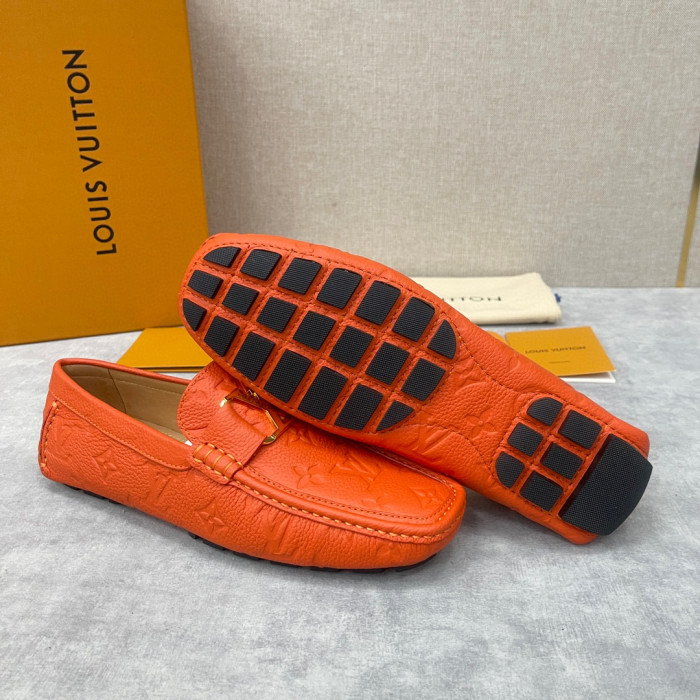 Louis Vuitton NIGO Leather Dark Grain Logo Muller Shoes #nigo94279