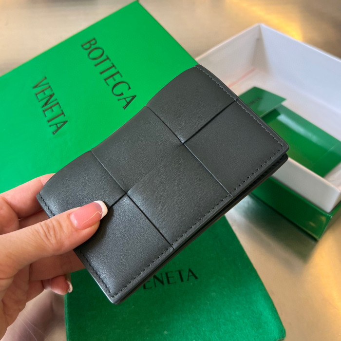 Bottega Veneta Leather Woven Card Bag Ngvp #nigo6229