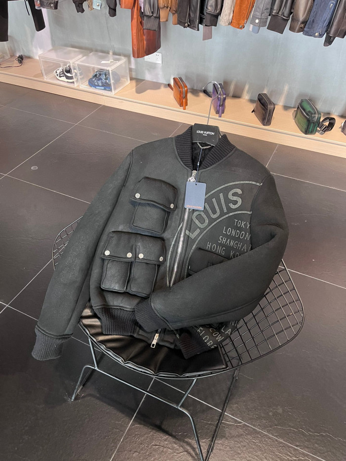 Louis Vuitton Multi Pocket Zip Jacket Coat #nigo4852