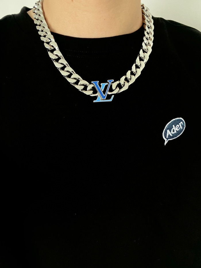 Louis Vuitton NIGO Thick Chain Letter Necklace #nigo21587