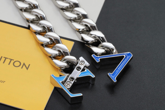 Louis Vuitton NIGO Thick Chain Letter Necklace #nigo21587