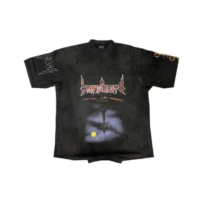 Balenciaga NIGO Graffiti Raglan Short Sleeve T-Shirt #nigo94883