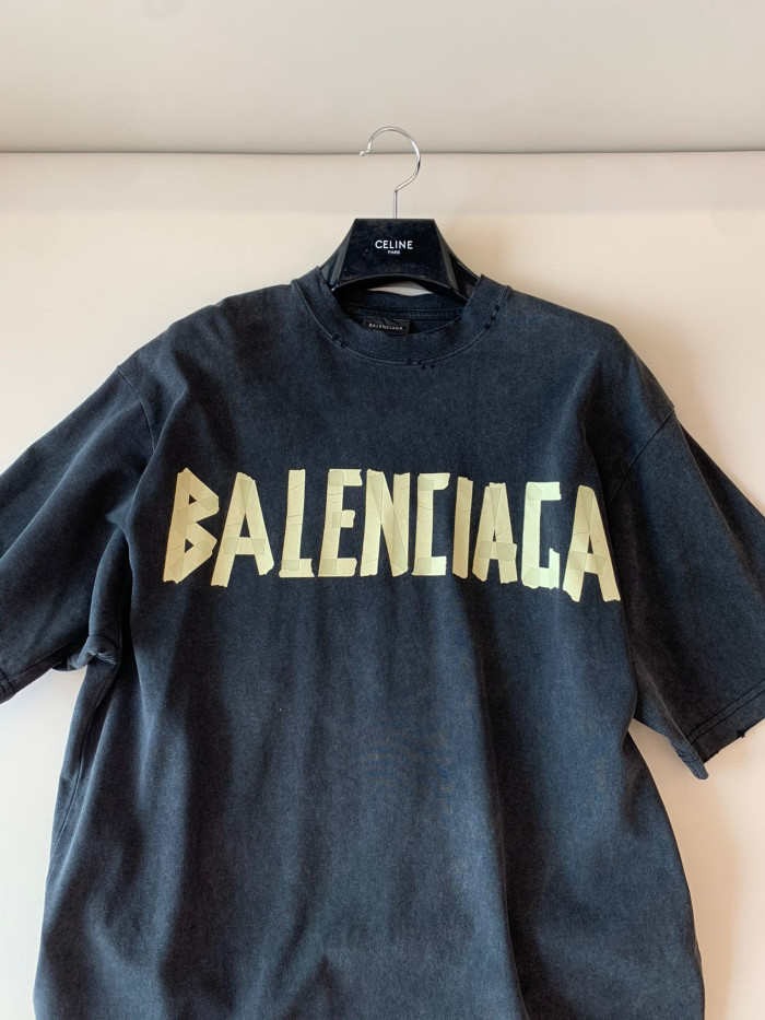 Balenciaga NIGO Tape Letter Short Sleeve T-Shirt #nigo5971