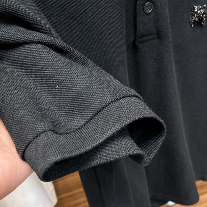 Burberry NIGO Men's Black Short Sleeved Polo Shirt #nigo94658