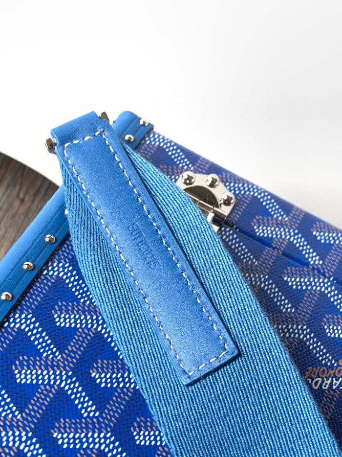 GOYARD Leather Box Shoulder Strap Oblique Straddle Bag #nigo21779