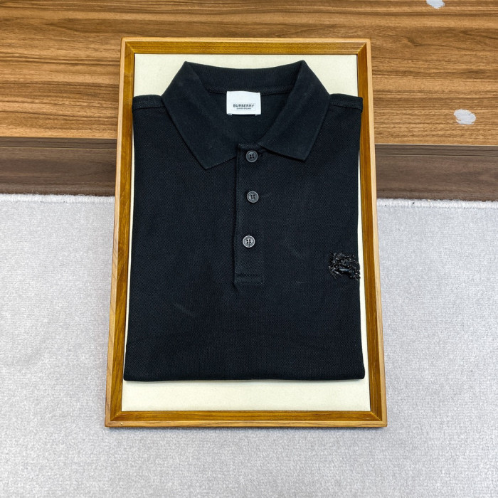 Burberry NIGO Men's Black Short Sleeved Polo Shirt #nigo94658