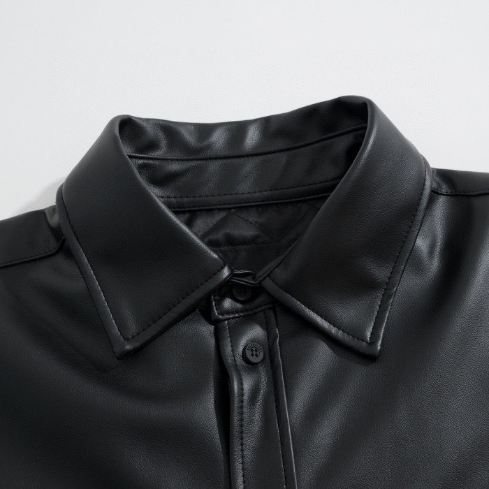 Balenciaga Leather Jacket Coat #nigo8544
